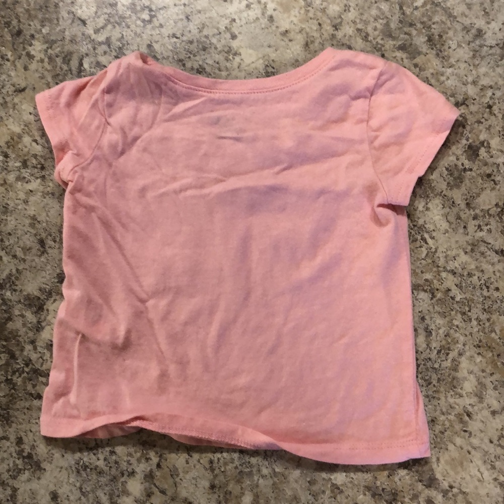EUC Children’s Place girls t shirt - 12-18 month - Spoiled by Daddy - pink - Picture 3 of 3